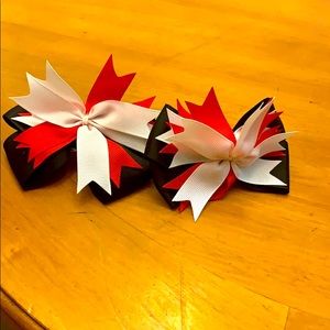 Red white and blue bows!❤️🤍💙